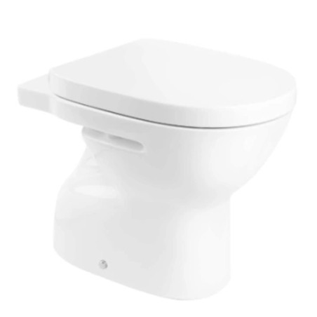 Roca Debba Inodoro corto rimless blanco