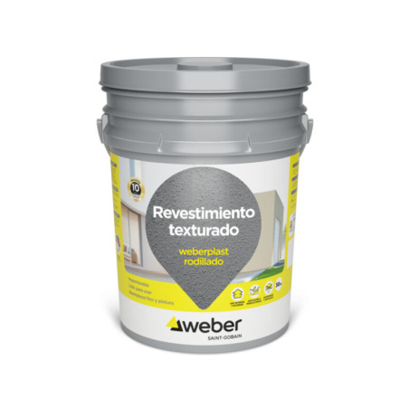 Weber Plast llaneado fino 30Kg Gris Perla