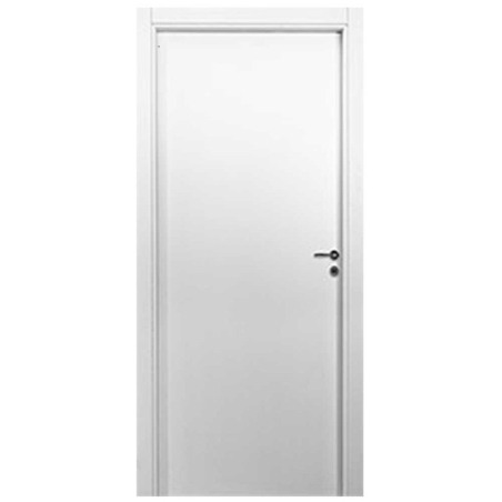 Puerta placa Oblak simple contacto Tekstura - Lisa blanca - Marco madera (Izquierda) 70x20cm