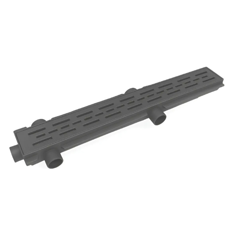 Desague lineal 60 cm con rejilla gris ideal