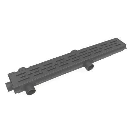 Desague lineal 60 cm con rejilla gris ideal