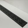 Desague lineal 60 cm con rejilla negro ideal
