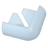 Esquinero Arco Aluminio blanco 10mm - 6563