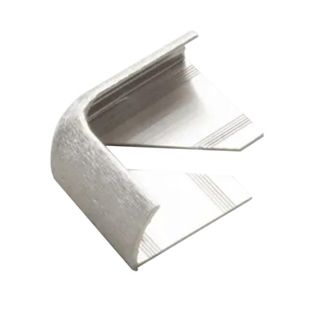 Esquinero arco - Atrim - Aluminio cromo 10mm - 6381