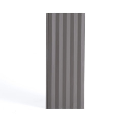 Wall panel Zigzag 0.13x2.75m (Espesor: 0.012m) Gris basalto