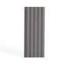 Wall panel Zigzag 0.13x2.75m (Espesor: 0.012m) Gris basalto