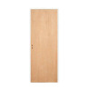 Puerta placa cedro - Marco de aluminio blanco 80x10 - Piamel (Derecha)
