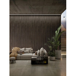 Wall Panels Atrim - Moldura Inicio - Wide - 2.75m - Nogal