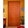 Puerta placa 2006 America 5.5 MDF Marco madera Pino (Izquierda) - 80x15cm