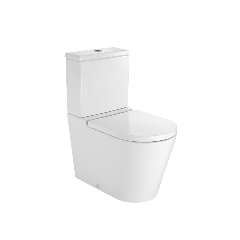 Roca Inspira inodoro largo blanco Rimless