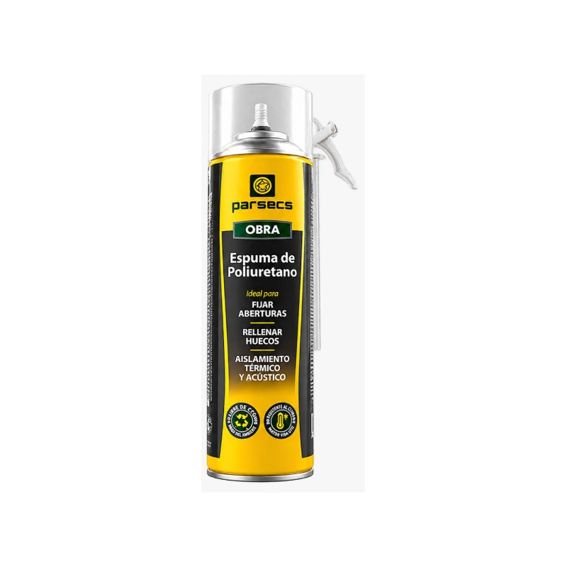 Espuma poliuretano aerosol 500 cc parsecs