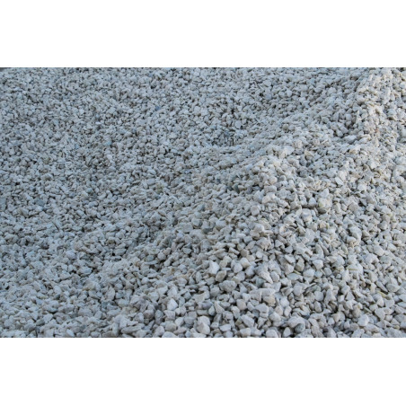 Piedra Jardin blanca molida (1-2cm) x 25Kg