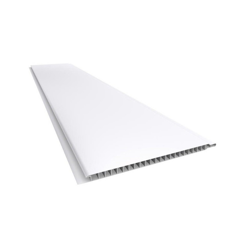 Cielorraso PVC blanco 200x10mm x 7.0m - 10 Unidades (14m2)