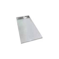 Receptáculo Slim Duo apoyo ducha acrílico - Inter - 100x70x5cm