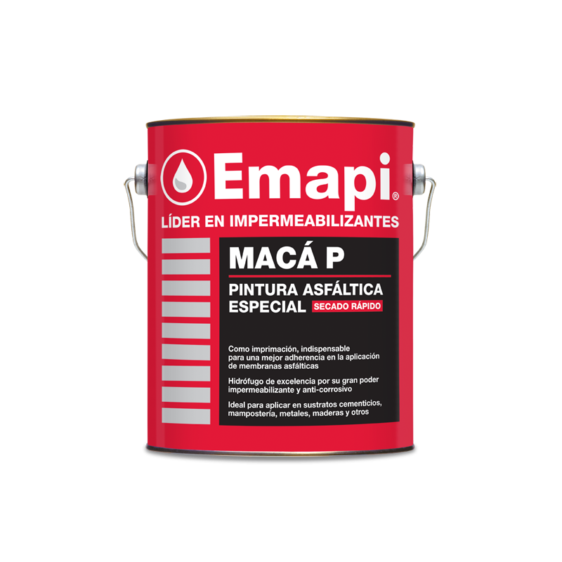 Pintura asfáltica x 1lt Emapi Macá P