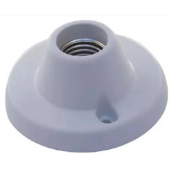 Receptaculo floron E27 blanco milo