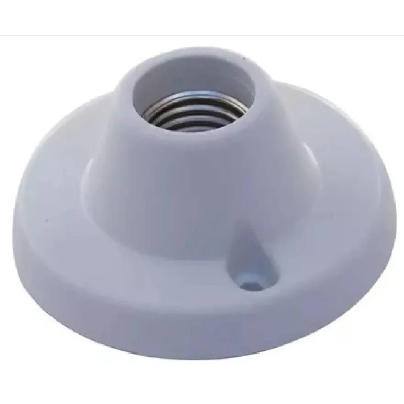 Receptaculo floron E27 blanco milo