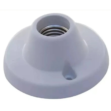 Receptaculo floron E27 blanco milo
