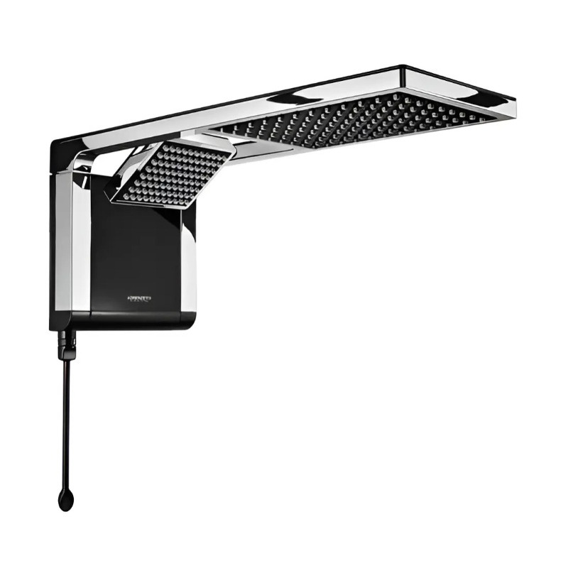 Ducha Eléctrica Lorenzetti Acqua Duo Electrónica Black/Cromo 6800 W