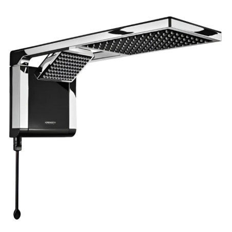 Ducha Eléctrica Lorenzetti Acqua Duo Electrónica Black/Cromo 6800 W