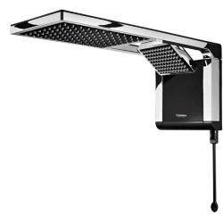 Ducha Eléctrica Lorenzetti Acqua Duo Electrónica Black/Cromo 6800 W