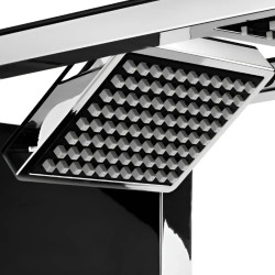 Ducha Eléctrica Lorenzetti Acqua Duo Electrónica Black/Cromo 6800 W