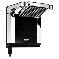 Ducha Eléctrica Lorenzetti Acqua Star Electrónica Black/Cromo 6800 W