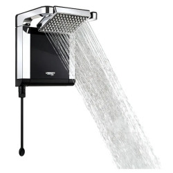 Ducha Eléctrica Lorenzetti Acqua Star Electrónica Black/Cromo 6800 W