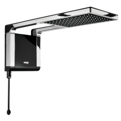 Ducha Eléctrica Lorenzetti Acqua Storm Electrónica Black/Cromo 6800 W