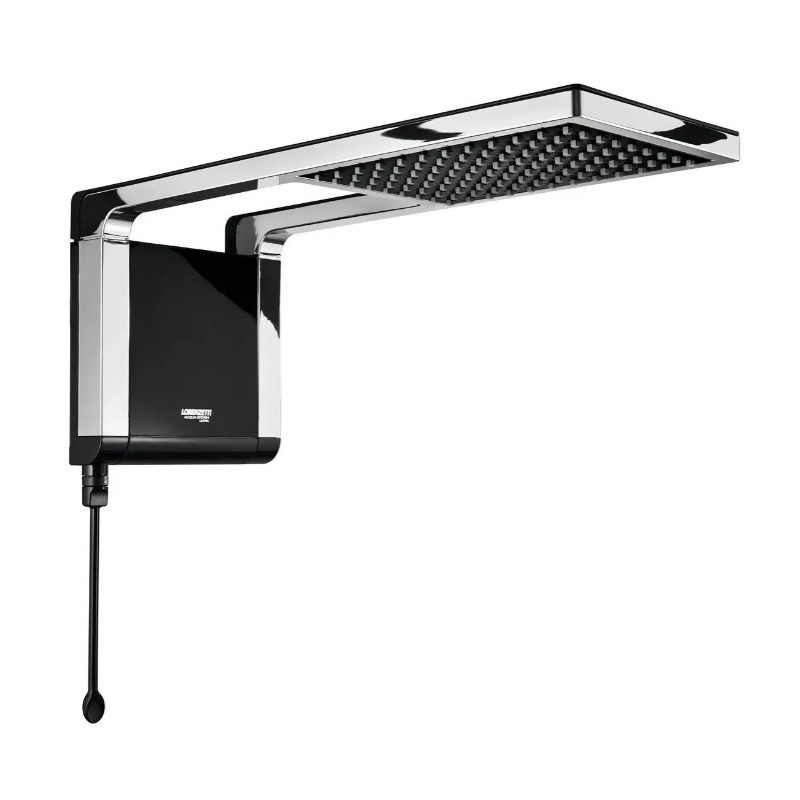 Ducha Eléctrica Lorenzetti Acqua Storm Electrónica Black/Cromo 6800 W