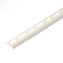 Guardacanto arco Atrim aluminio stone marfil 7mm x 2.5m