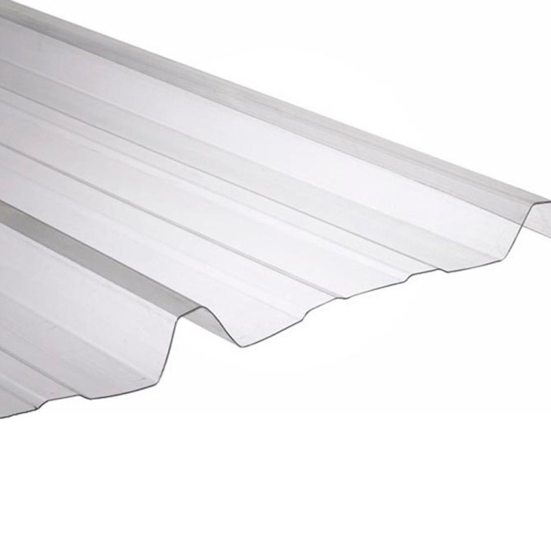 Policarbonato trapezoidal T101 cristal - Espesor: 0,8mm - 1,10X3,00m