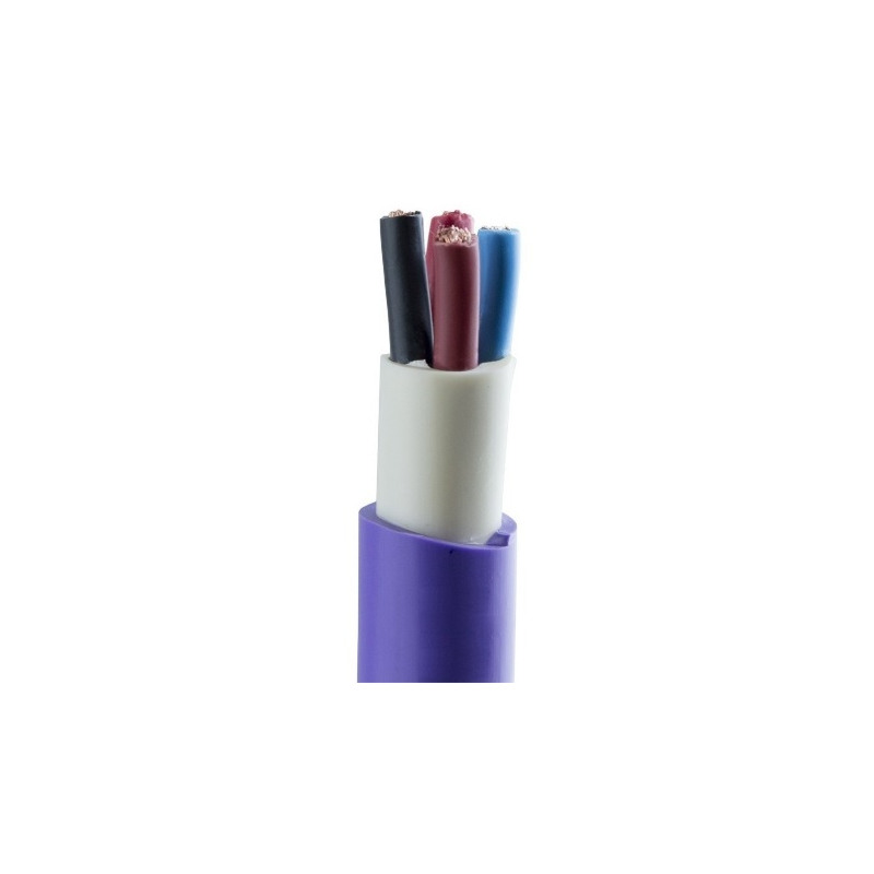 Cable subterraneo 4x10,00 mm x metro