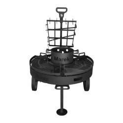 Fogonero Marek Home 80 con ruedas