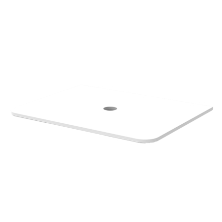 Tapa Unique Schneider 60cm  PVC blanco 1 Agujero Derecha