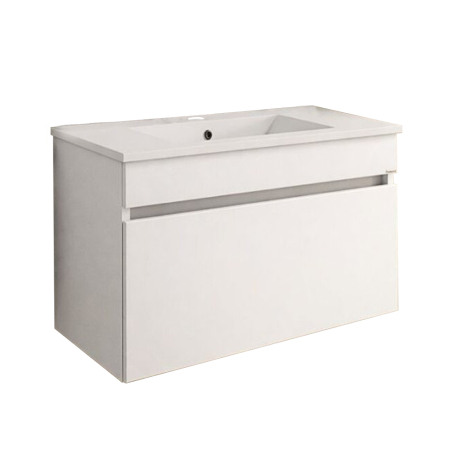 Vanitory de colgar Vitta Glaciar Schneider 50cm - Sin mesada