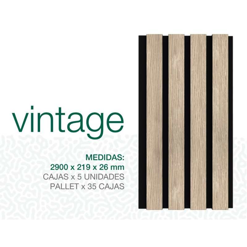 Wall panel exterior Vintage black 26x219x2900mm