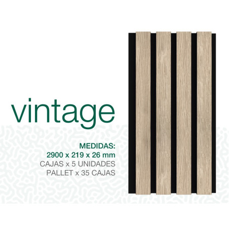Wall panel exterior Vintage black 26x219x2900mm