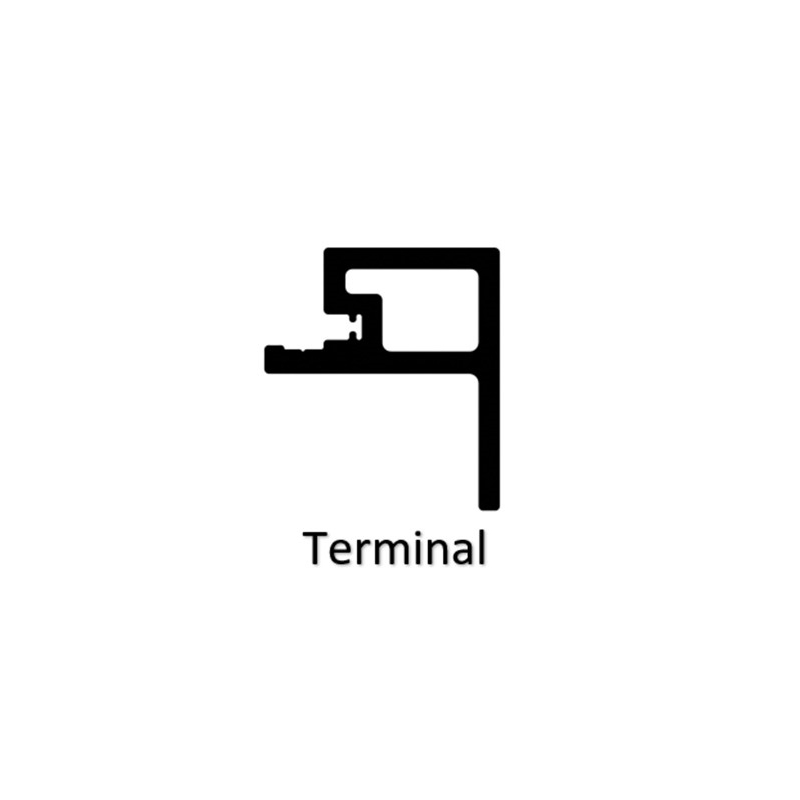 Wall panel exterior terminal Vintage 49,5x49,5x2900mm