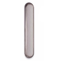Placa con marco 270x53mm borde curvo Inoxidable