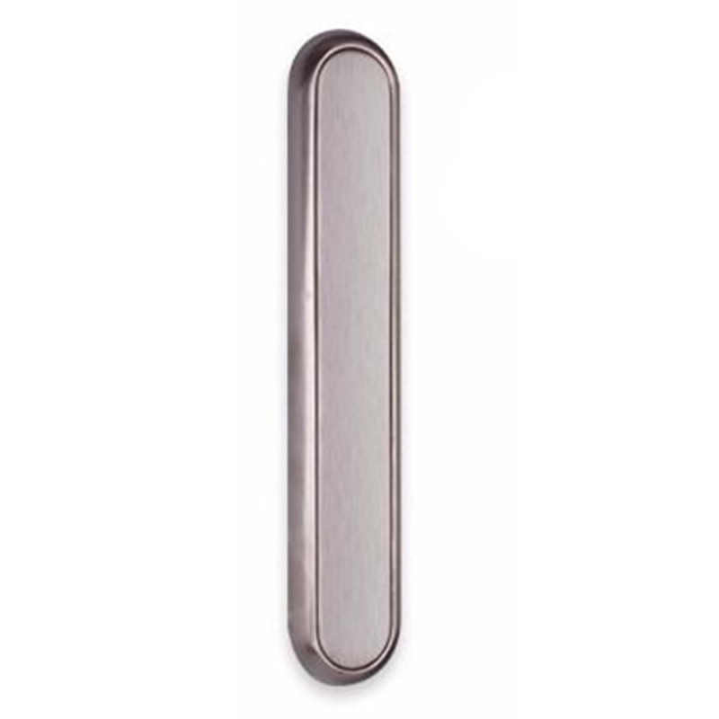 Placa con marco 270x53mm borde curvo Inoxidable