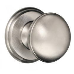 Pomo Aston hueco bronce con rosca 85mm - Negro