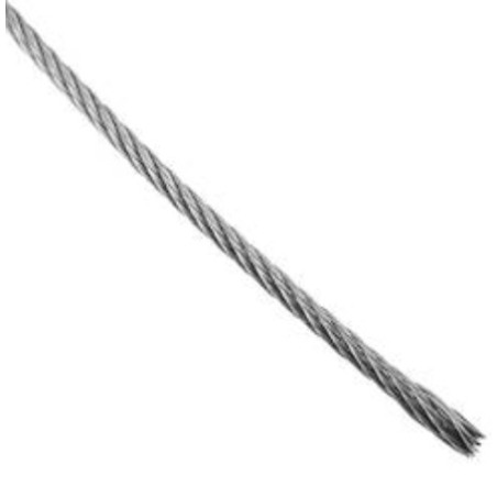 Cable de acero 4mm x ml