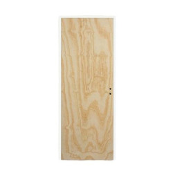 Puerta placa Marco aluminio blanco (Izquierda) 60x07 Pino - Piamel