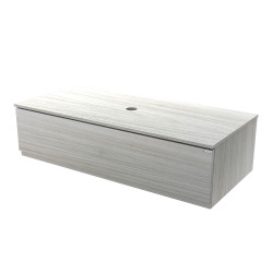 Vanitory Zetta Schneider 60cm - Colgar - 1 cajón - Ártico - Sin tapa - Sin bacha