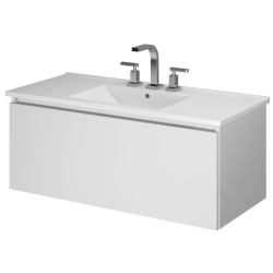 Vanitory City Schneider 80cm - Colgar - PVC Blanco - Sin mesada