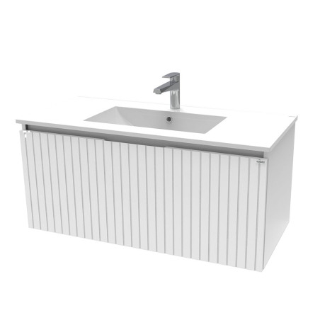 Vanitory Glam Schneider 80cm - Colgar - Glaciar - Sin mesada