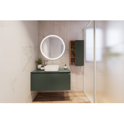 Vanitory Glam Schneider 80cm - Colgar - Salvia - Sin mesada