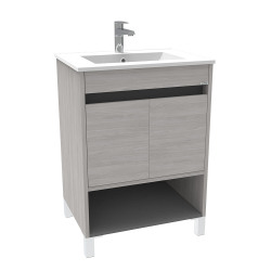 Vanitory Nivor Schneider 60cm - Pietra - Sin mesada