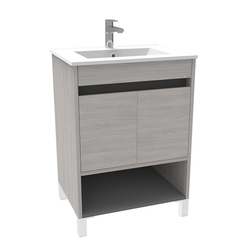 Vanitory Nivor Schneider 60cm - Pietra - Sin mesada